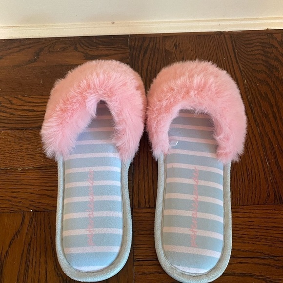 Peter Alexander Fluffy Slide On Slippers US 9/10 - Picture 4 of 6